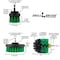 Drill Brush Power Scrubber By Useful Products 5 in W 5 in L Brush, Green Green-Orig-Green-2-4-Lim-Short - alternate 6